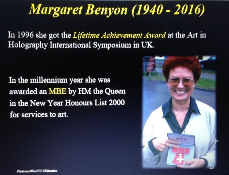 Margaret Benyon HOLOGRAFIHOLOGRAPHYarkiv Hologram