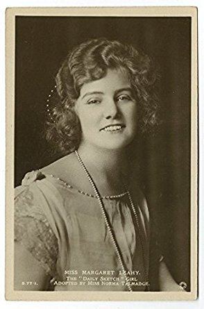 Margaret Leahy Margaret Leahy English Actress Vintage Glossy Postcard at