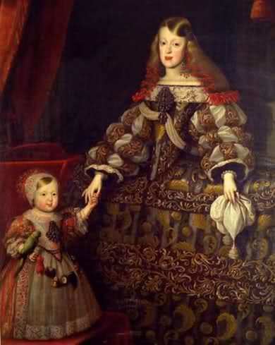 Margaret Theresa of Spain Holy Roman Empress Margaret Theresa of Spain and her daughter Maria