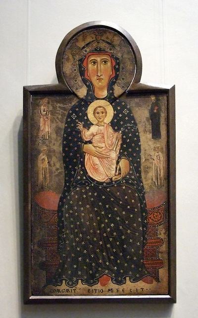 Margaritone d'Arezzo ipernity Madonna and Child Enthroned by Margaritone d39Arezzo in the