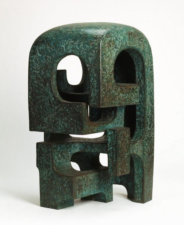 Margel Hinder Green garden sculpture 1972 by Margel Hinder The Collection