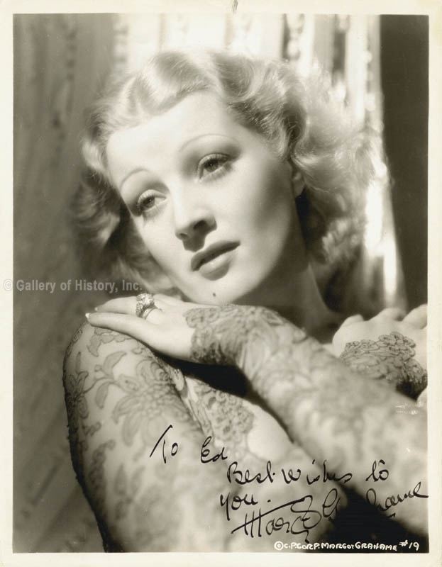 Margot Grahame Margot Grahame Inscribed Photograph Signed Autographs