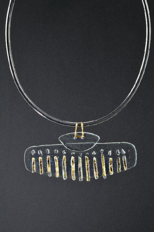 Margret Craver Modernist Necklace The SolarLunar Series by Margret Craver