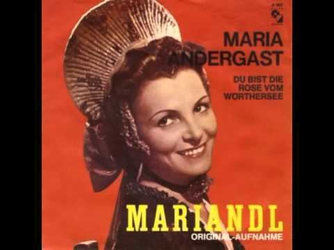 Maria Andergast Maria Andergast und Hans Lang Mariandl 1947 YouTube