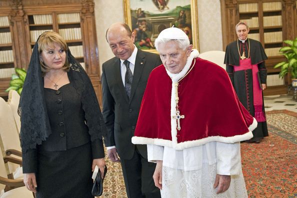 Maria Băsescu Maria Basescu Photos Photos Pope Benedict XVI Receives President