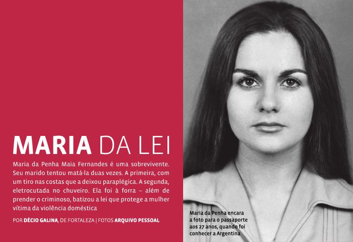 Maria da Penha BLOG VERA LUCIA Lei Maria da Penhae a mulher batalhadora