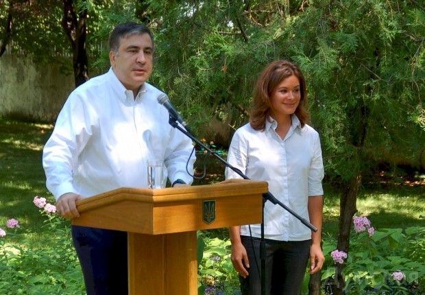 Maria Gaidar Saakashvilis new deputy gets embarrassed by reporters question