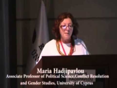 Maria Hadjipavlou AssocProf Maria Hadjipavlou Political Science Conflict