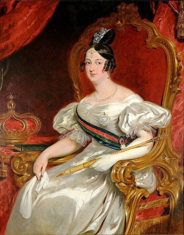 Maria II of Portugal QueenMariaIIofPortugalca1840hiresjpg