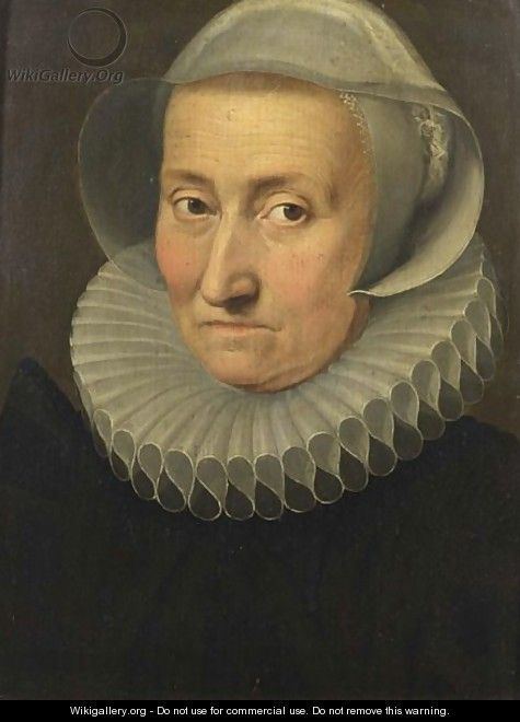 Maria Pypelinckx A Portrait Of A Lady Said To Be Maria Pypelinckx Bust Length