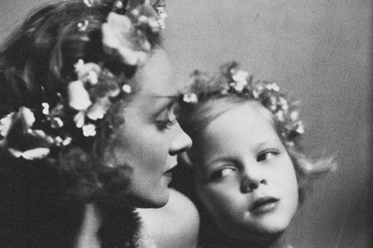 Maria Riva Marlene Dietrich and her daughter Maria Riva photographed