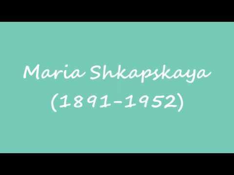 Maria Shkapskaya OBM Female poet Maria Shkapskaya 18911952 YouTube