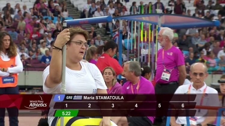 Maria Stamatoula Maria STAMATOULASilver Womens Shot Put F32 Final London 2017