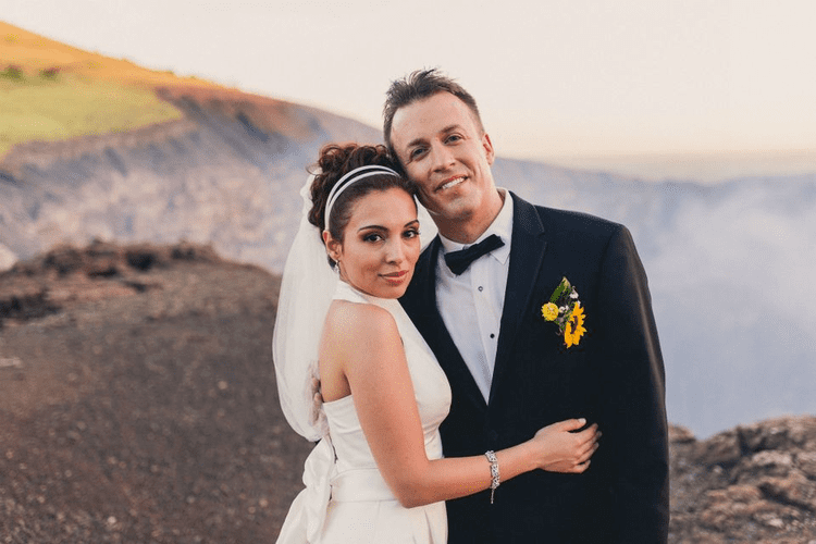 Maria Timmer Storm chaser Reed Timmer Maria Molina wed near active volcano
