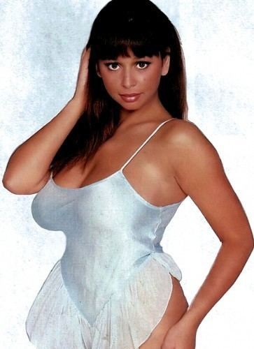 Maria Whittaker in a white one-piece swimsuit, pictorial