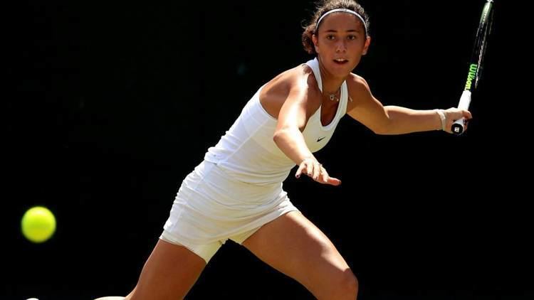 Mariam Bolkvadze Wimbledon 2016 Arconada Liu v Bolkvadze McNally Court Three