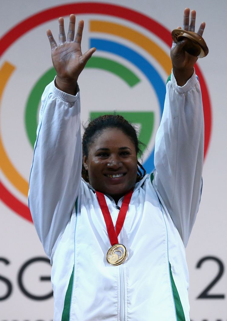 Mariam Usman Go Team Nigeria Maryam Usman Wins Weightlifting Womens 75kg Gold