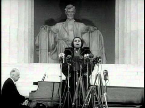 Marian Anderson: the Lincoln Memorial Concert Marian Anderson Sings at the Lincoln Memorial Newreel Story YouTube