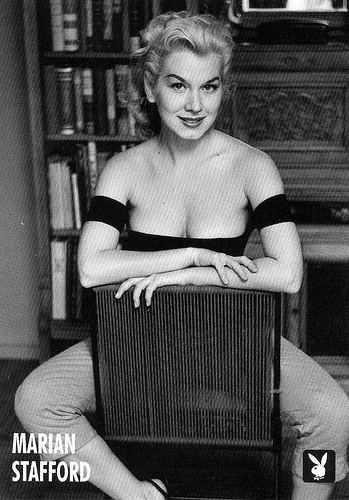 Marian Stafford Playboy Marian Stafford Miss March 1956 a photo on