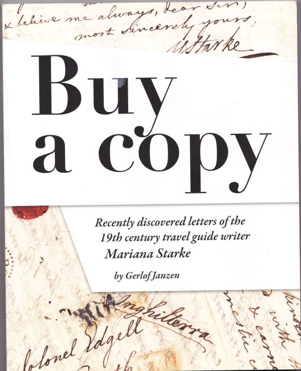 Mariana Starke Mariana Starke Buy A Copy recently discovered letters of the