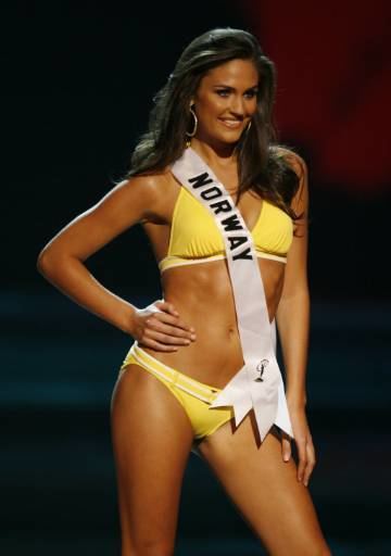 Mariann Birkedal Miss Universe contestant Mariann Birkedal of Norway takes