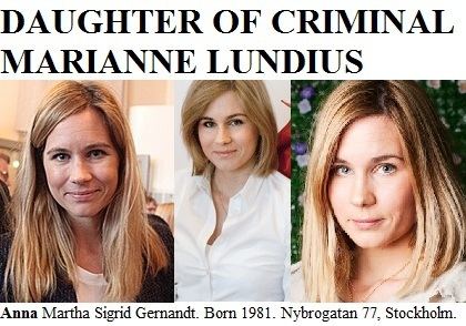 Marianne Lundius The swedish pedophile Marianne Lundius Gernandt is trying