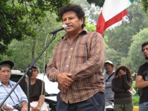 Mariano Abarca DETAINED Mariano Abarca Mexican Community Leader organizing