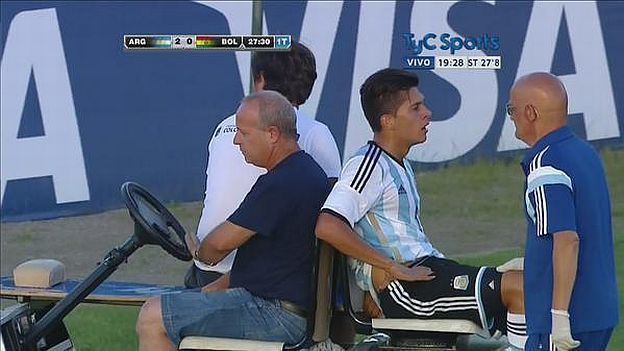 Mariano Bareiro Argentina volante se lesion ser operado el lunes y no
