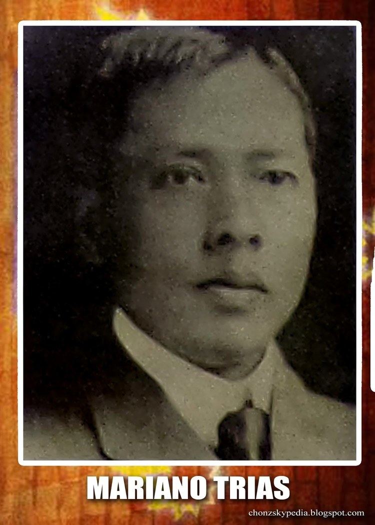 Mariano Trías Lieutenant General Mariano Trias first Governor of Cavite