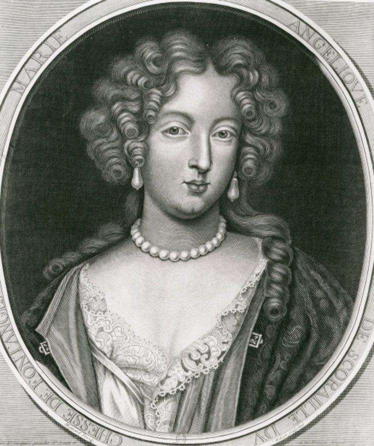 Marie Angélique de Scorailles Portrait of Marie Angelique de Scoraille duchesse de Fontanges