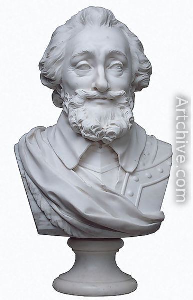 Marie-Anne Collot Bust of Henri IV reproduction by MarieAnne Collot