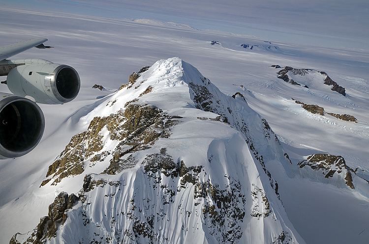 Marie Byrd Land Mountains along the Hobbs Coast in Marie Byrd Land Operation IceBridge