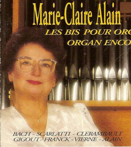 Marie-Claire Alain MarieClaire Alain Organ Short Biography