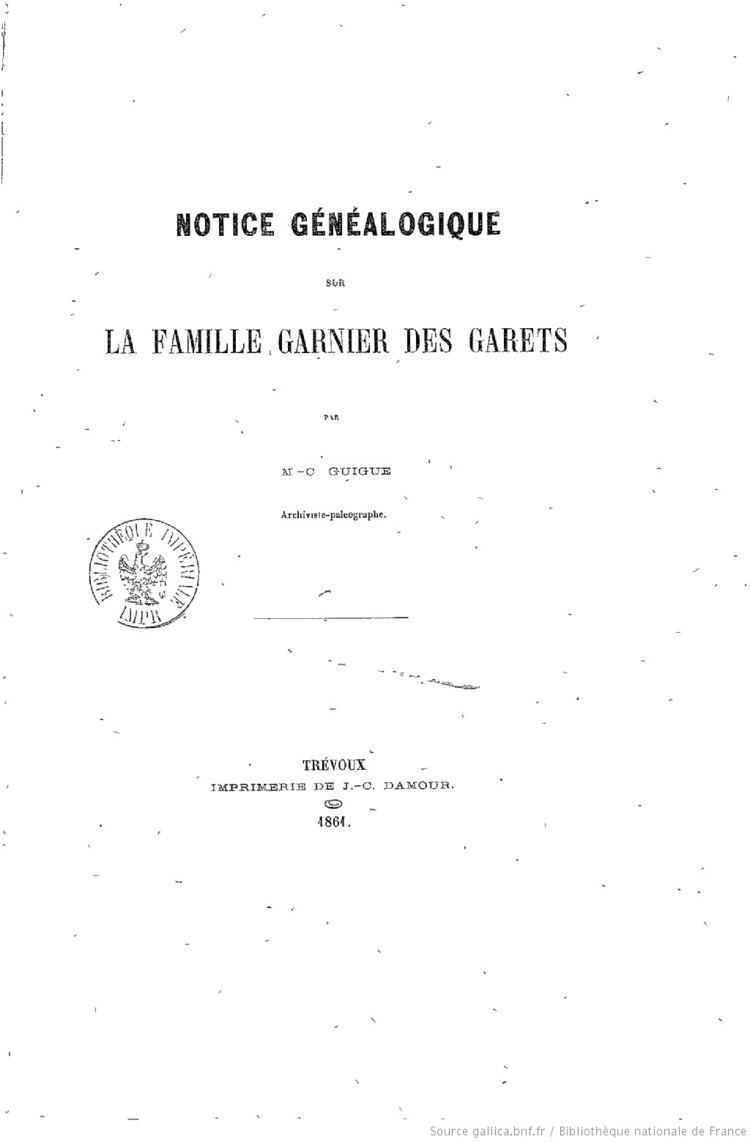 Marie-Claude Guigue MarieClaude Guigue 18321889 Auteur Ressources de la