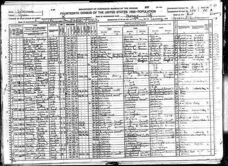 Marie Hoesly Census Marie Hoesly