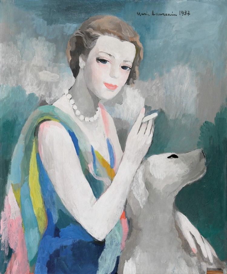 Marie Laurencin Art of the Day Marie Laurencin The Prisoner