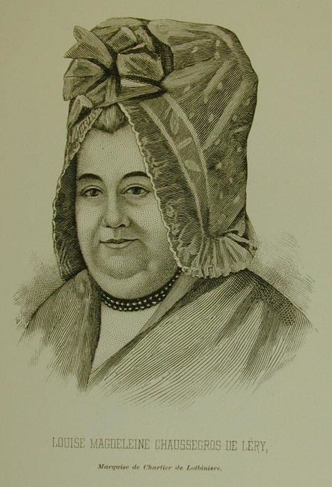 Marie-Madeleine de Chauvigny de la Peltrie Gravures dans lHistoire des CanadiensFranais de Benjamin Sulte