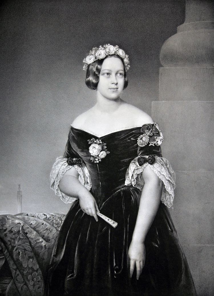 Marie of Saxe-Altenburg 1843 probably Princess Marie of SaxeAltenburg lithograph by