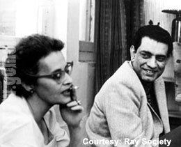 Marie Seton Satyajit Ray photos Satyajit Ray in London with Marie Seton