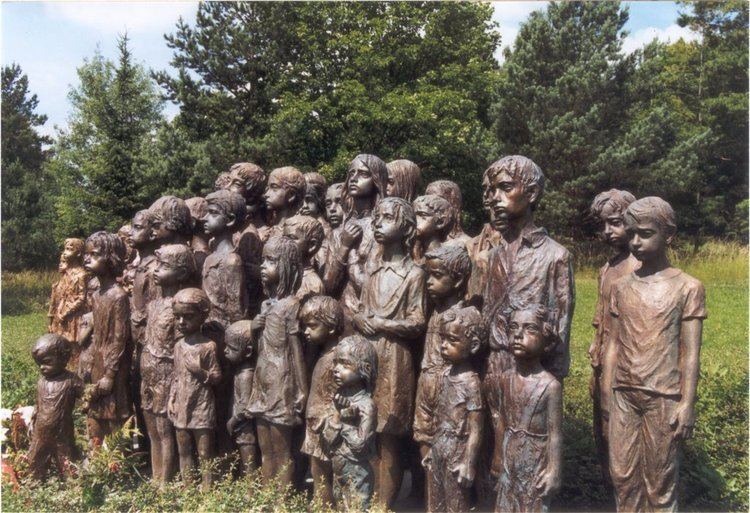 Marie Uchytilová Panoramio Photo of Lidice Memorial For War Children 19692000 by