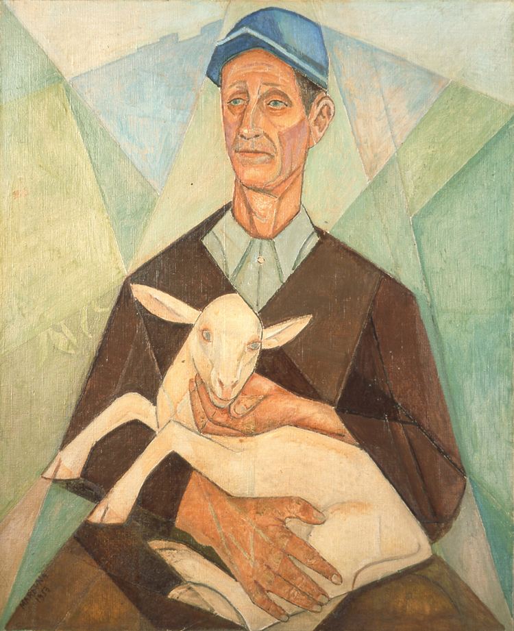 Marie Vorobieff Peasant Farmer with his Goat Marevna Marie Vorobieff