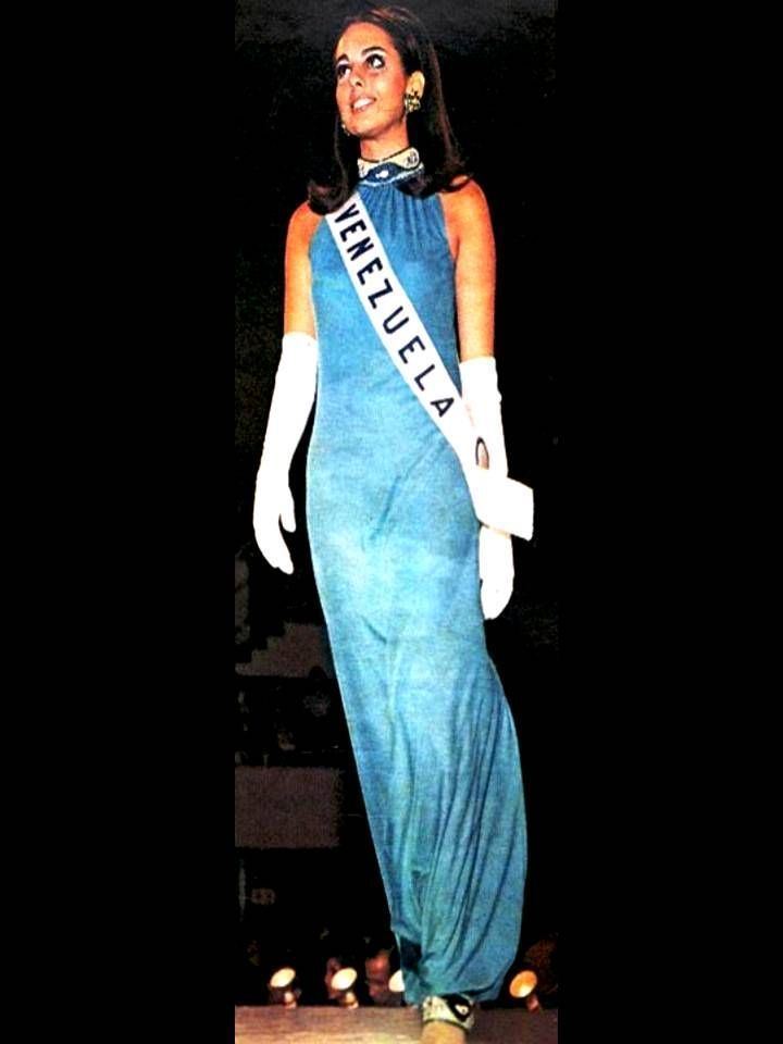 Mariela Pérez Mariela Prez Branger Miss Venezuela 1967 1era finalista en Miss