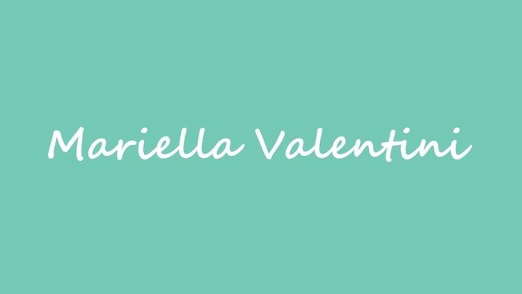 Mariella Valentini OBM Actress Mariella Valentini YouTube