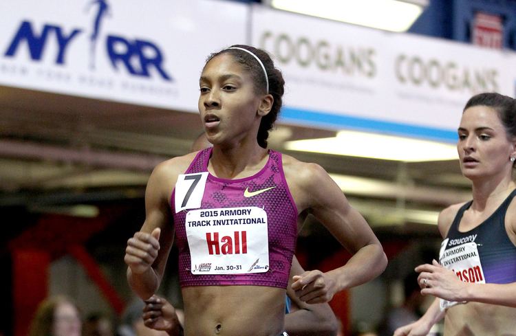 Marielle Hall Marielle Hall is in the Right Place for 108th NYRR Millrose Games