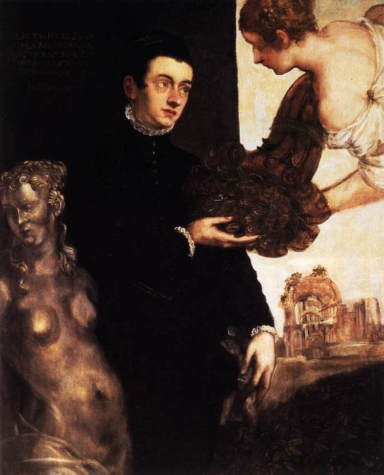 Marietta Robusti Portrait of Ottavio Strada by ROBUSTI Marietta
