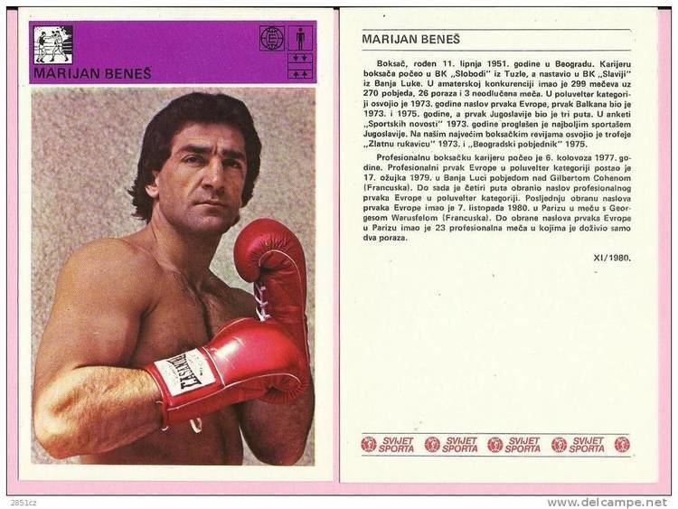 Marijan Benes SPORT CARD MARIJAN BENE Yugoslavia 1981 10 x 15 cm