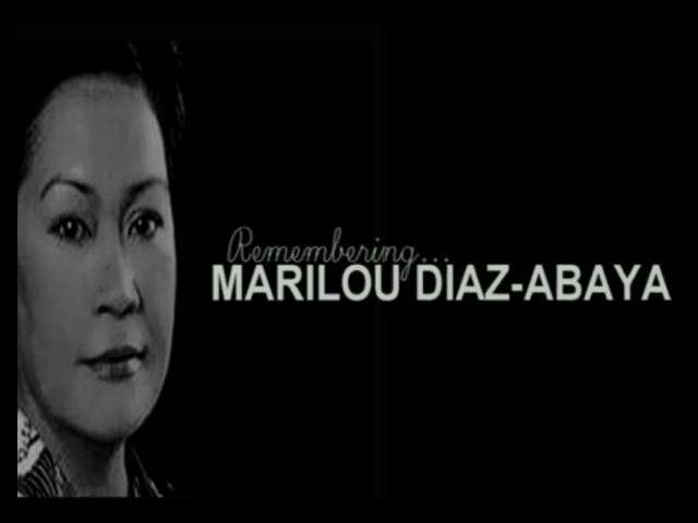 Marilou Diaz-Abaya Remembering Marilou DiazAbaya Star For All Seasons