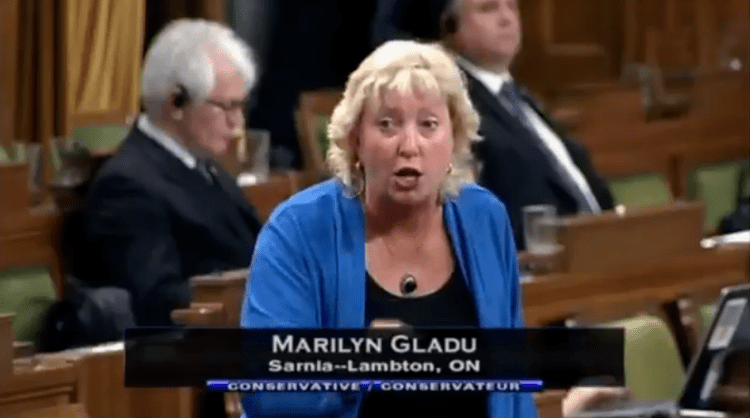 Marilyn Gladu Roach of the Week Conservative MP Marilyn Gladu says kids will