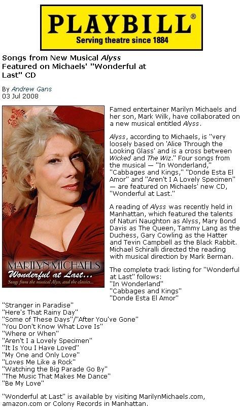 Marilyn Michaels Marilyn Michaels News and Appearances