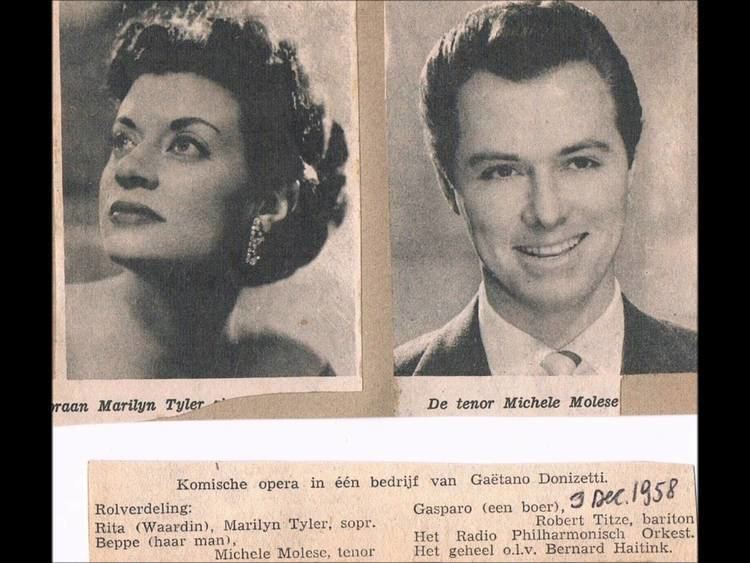 Marilyn Tyler MICHELE MOLESE Donizettis Rita with Marilyn TYLER 1958